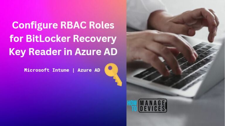 Configure BitLocker Recovery Key Reader Roles
