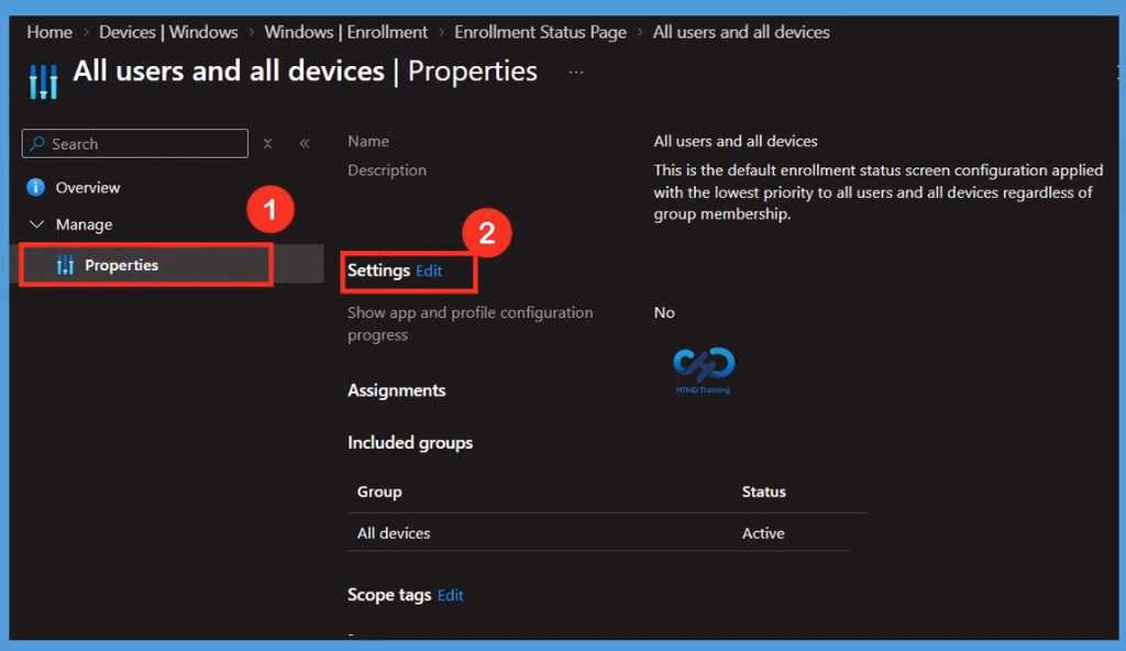 Configure Enrollment Status Page Diagnostics for Windows Autopilot using Intune -Fig.4