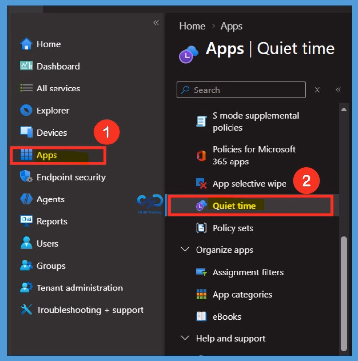 Microsoft Intune Quiet Time Policies for Managing Outlook and Teams Notifications 2 Microsoft Intune Quiet Time Policies for Managing Outlook and Teams Notifications- Fig.1