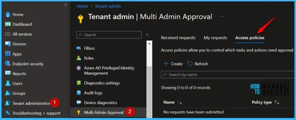 Configure Multiple Admin Approvals in Intune for Apps and Scripts Fig.1