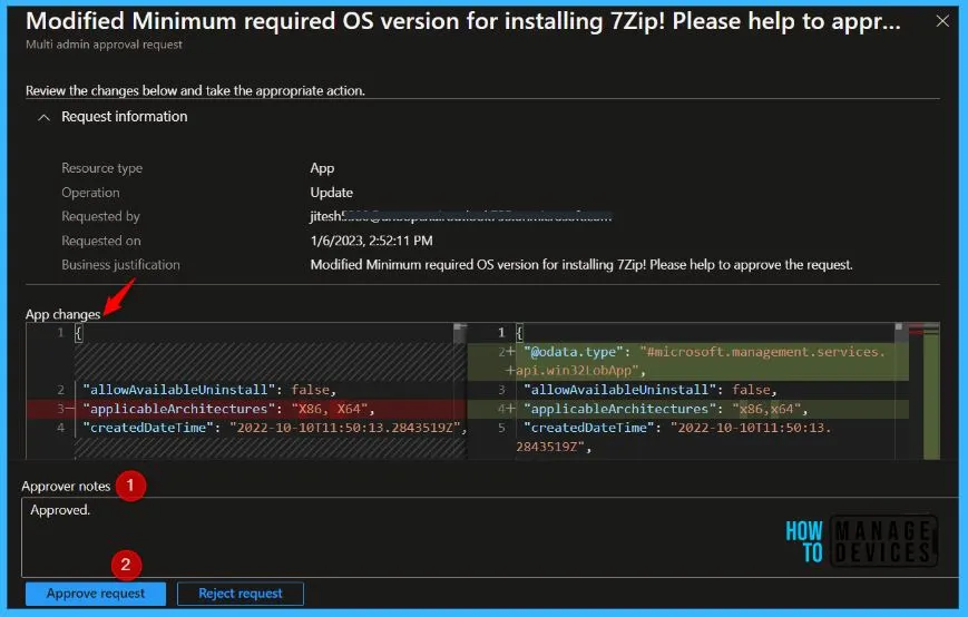 Configure Multiple Admin Approvals in Intune for Apps and Scripts Fig.11