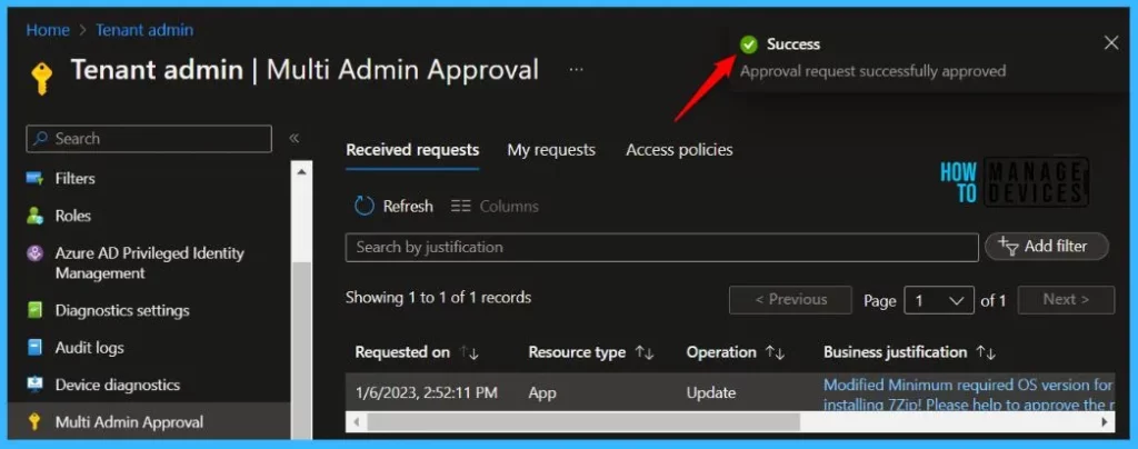 Configure Multiple Admin Approvals in Intune for Apps and Scripts Fig.12