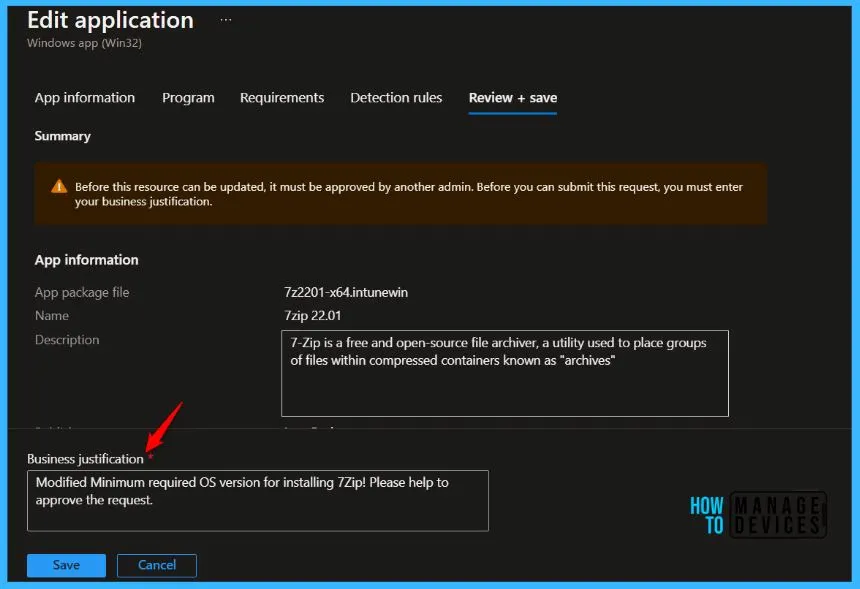 Configure Multiple Admin Approvals in Intune for Apps and Scripts Fig.7