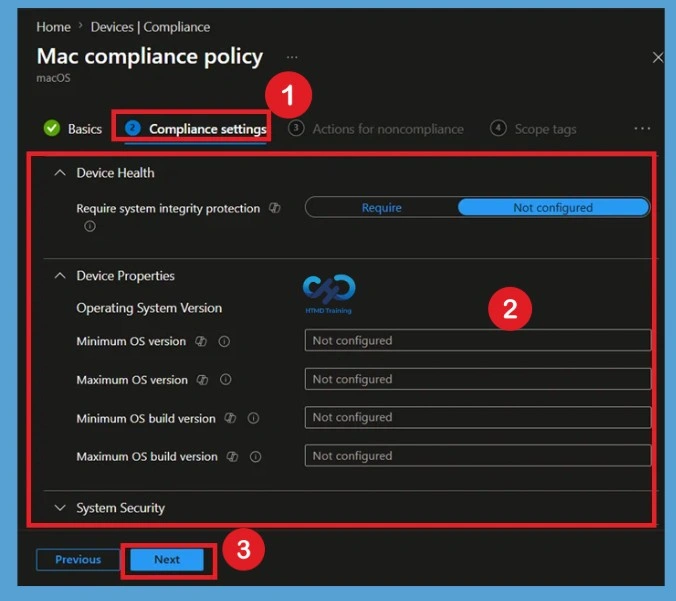 Secure macOS Devices with Compliance Policy in Microsoft Intune 5 Secure macOS Devices with Compliance Policy in Microsoft Intune- Fig.4