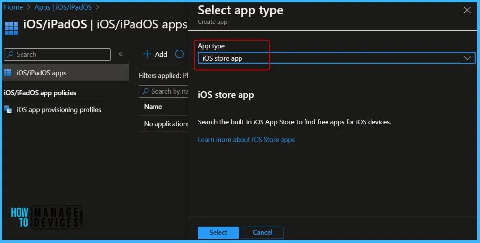 How to Deploy iOS Store Apps using Intune Fig.4