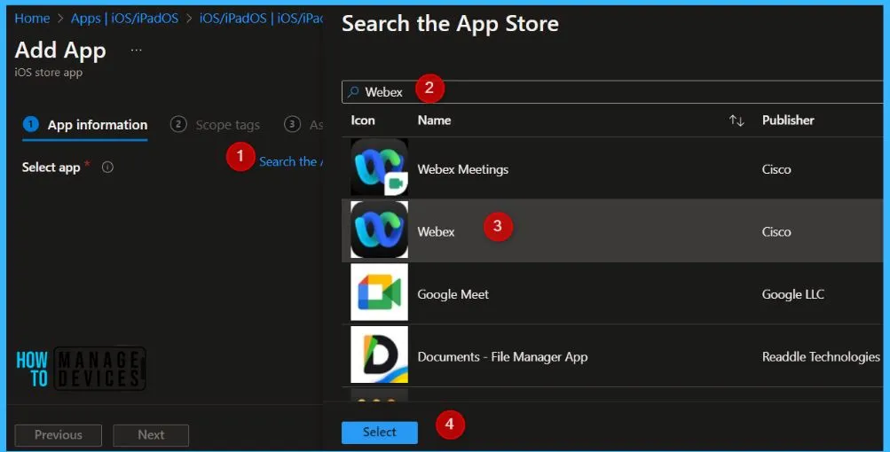How to Deploy iOS Store Apps using Intune Fig.5