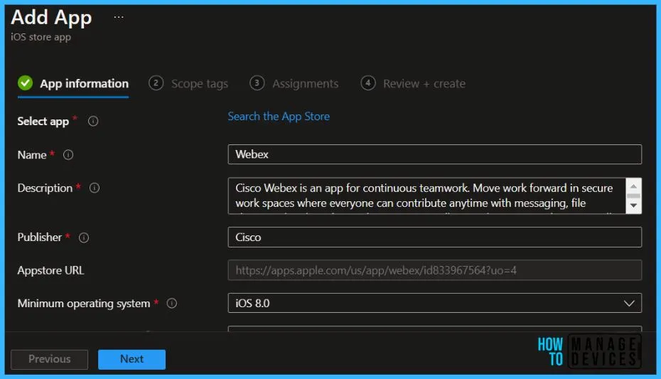 HTMD Newsletter from 2nd to 6th January 2023 4 How to Add iOS Store Apps to Intune 2nd to 6th January 2023