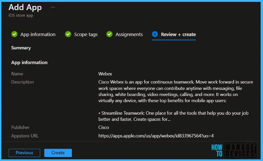 How to Deploy iOS Store Apps using Intune Fig.8