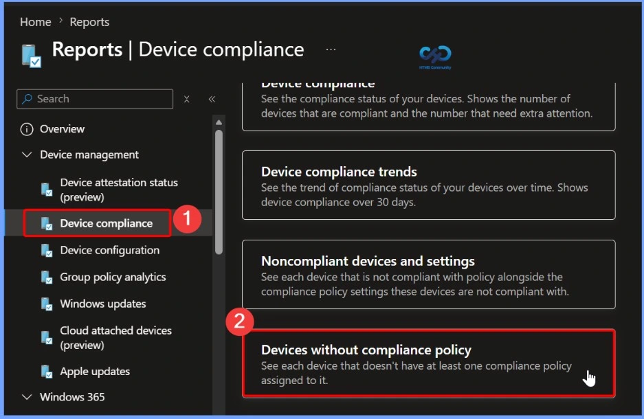 Intune Report for Devices without Compliance Policy 3 Intune Report for Devices without Compliance Policy - Fig.2