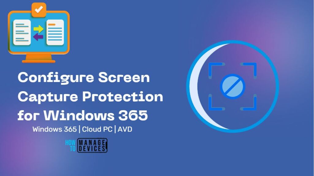 Configure Screen Capture Protection For Windows 365 Cloud PC HTMD Blog