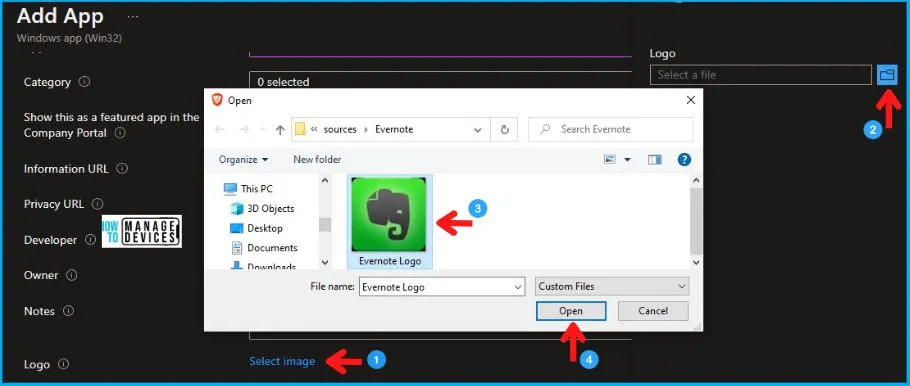 Evernote Installation Guide using Intune 5 Evernote Installation Using Intune Fig.5