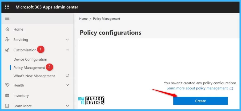 Create and Export Office Policy Configuration 1