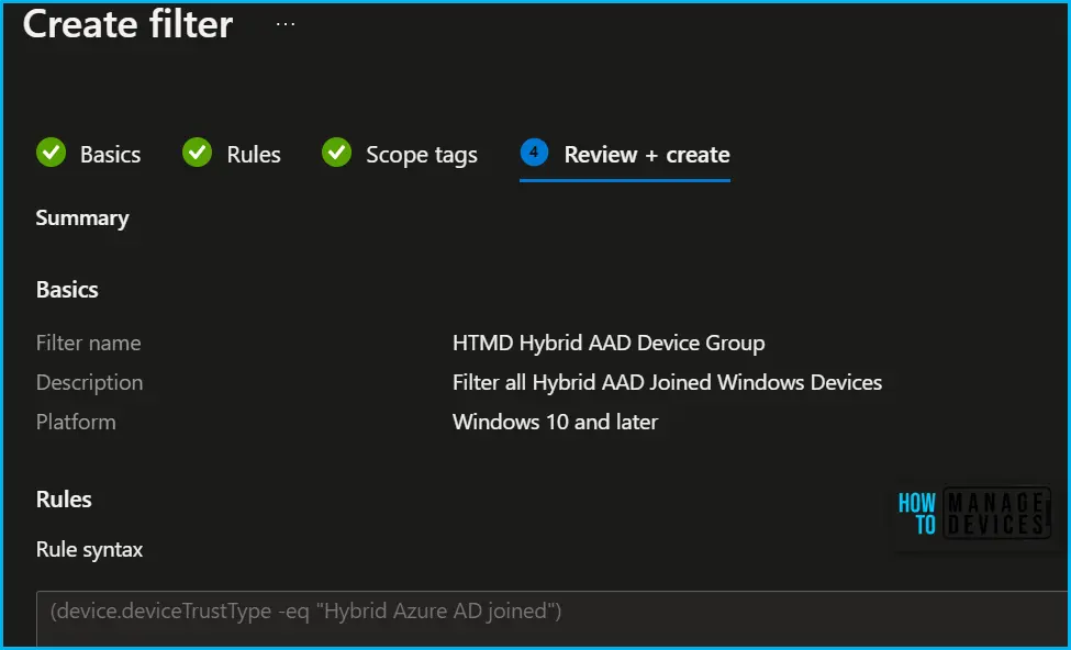 Filtering Intune App Policy Assignments by Azure AD Domain Join Type Fig.6