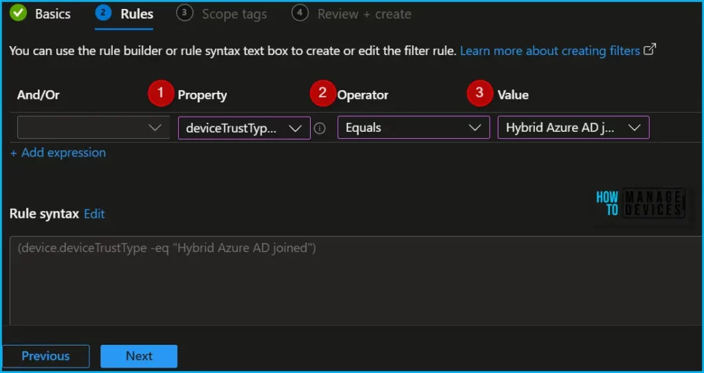 Filtering Intune App Policy Assignments by Azure AD Domain Join Type Fig.4