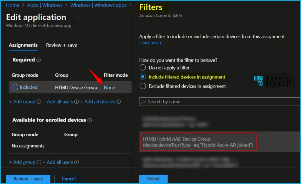 Use Device Azure AD Domain Join Type Filter Fig.9