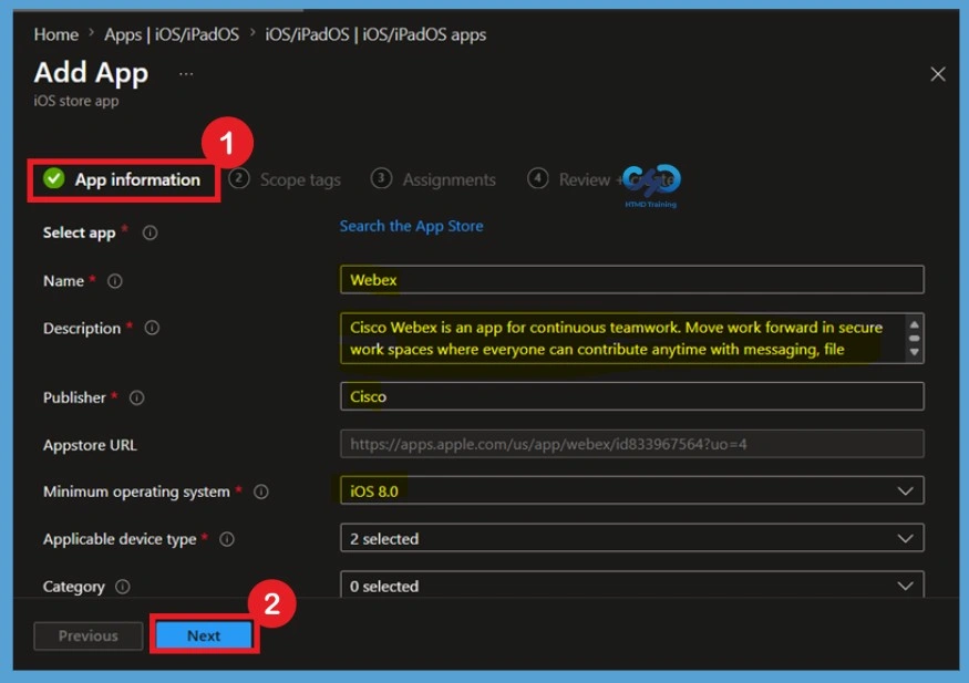 Configure iOS Store Apps to Simplify App Management using Microsoft Intune - Fig.4