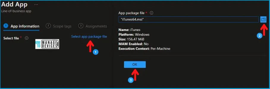 Deploy iTunes using Intune Step-by-Step Guide Fig.3