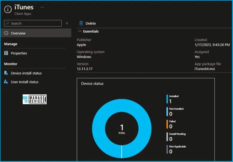 Itunes Deployment Using Intune Fig.11