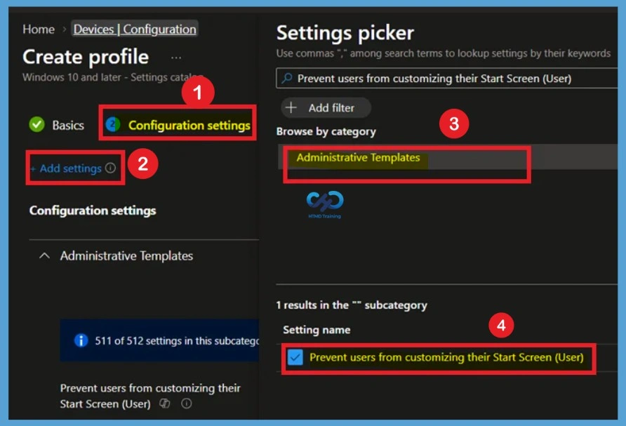 Prevent Start Screen Customization to Maintain a Consistent Windows Experience using Intune - Fig.4