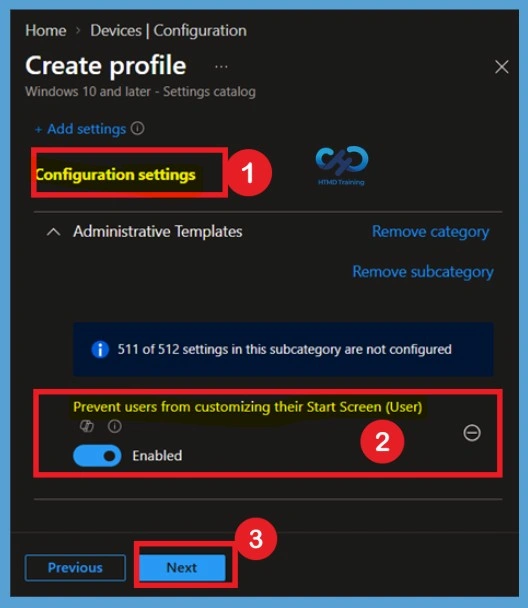 Prevent Start Screen Customization to Maintain a Consistent Windows Experience using Intune - Fig.6