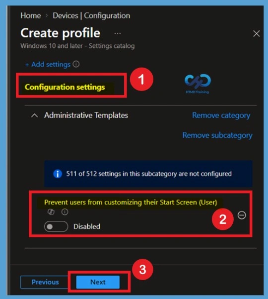 Prevent Start Screen Customization to Maintain a Consistent Windows Experience using Intune - Fig.5