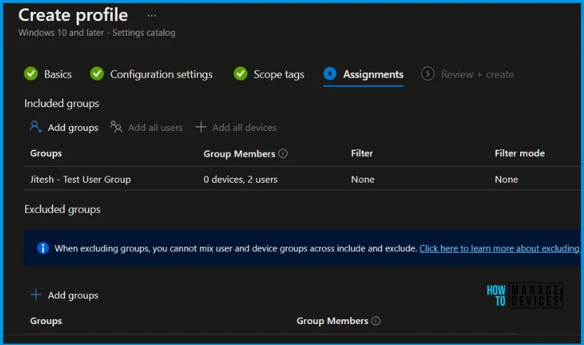 Prevent Users from Start Screen Customization using Intune Policy Fig.7