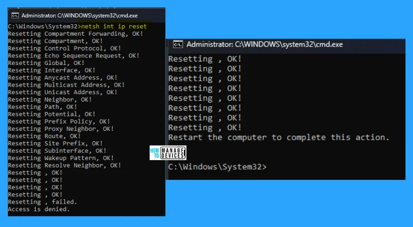 How to Reset TCP/IP Stack in Windows 11 -Fig.5