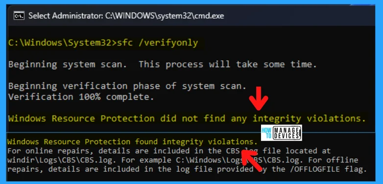 SFC Command to Repair Corrupted System Files in Windows 11 -Fig.5