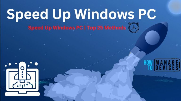 Speed Up Windows PC | Top 25 Methods