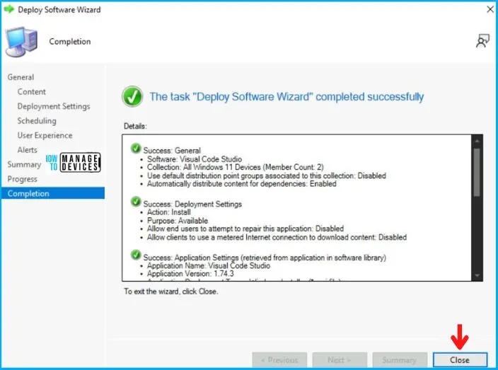 Visual Studio Code Deployment Using SCCM Application Model Fig.18