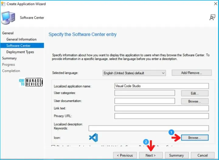 Visual Studio Code Deployment Using SCCM Application Model Fig.4