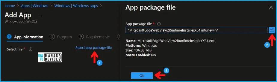 How to Deploy WebView2 Using Intune Fig.3