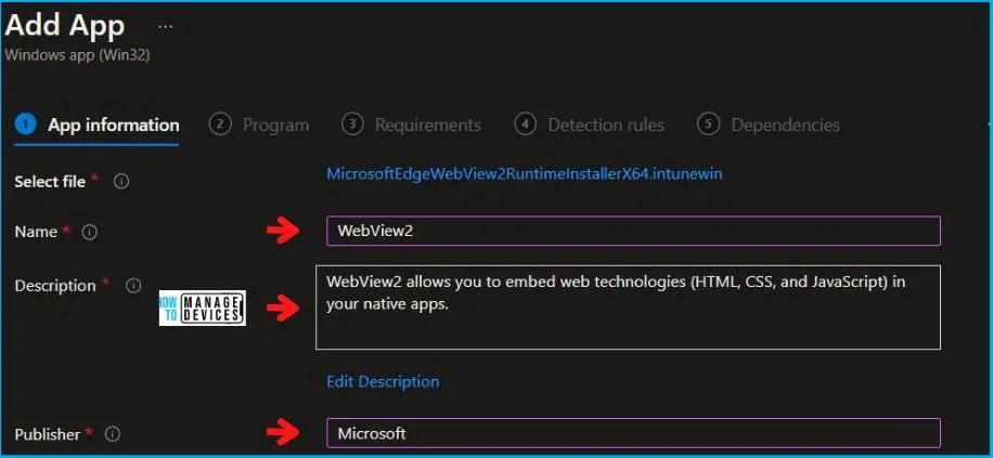 How to Deploy WebView2 Using Intune Fig.4