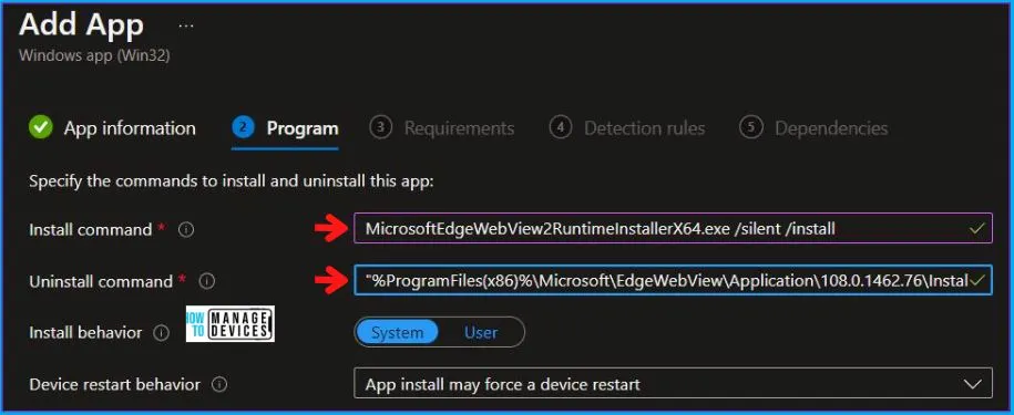 How to Deploy WebView2 Using Intune Fig.6