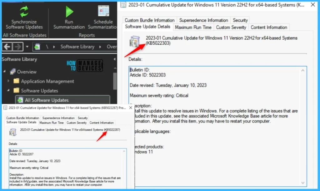 HTMD Newsletter from 9th to 13th January 2023 6 Windows 11 KB5022287 KB5022303 January 2023 Patch Tuesday 9th to 13th January 2023