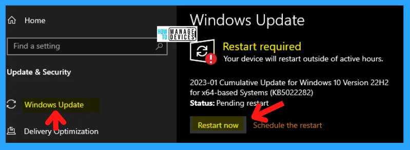 HTMD Newsletter from 23rd to 27th January 2023 3 Windows Update Assistant Tool 23rd to 27th January 2023