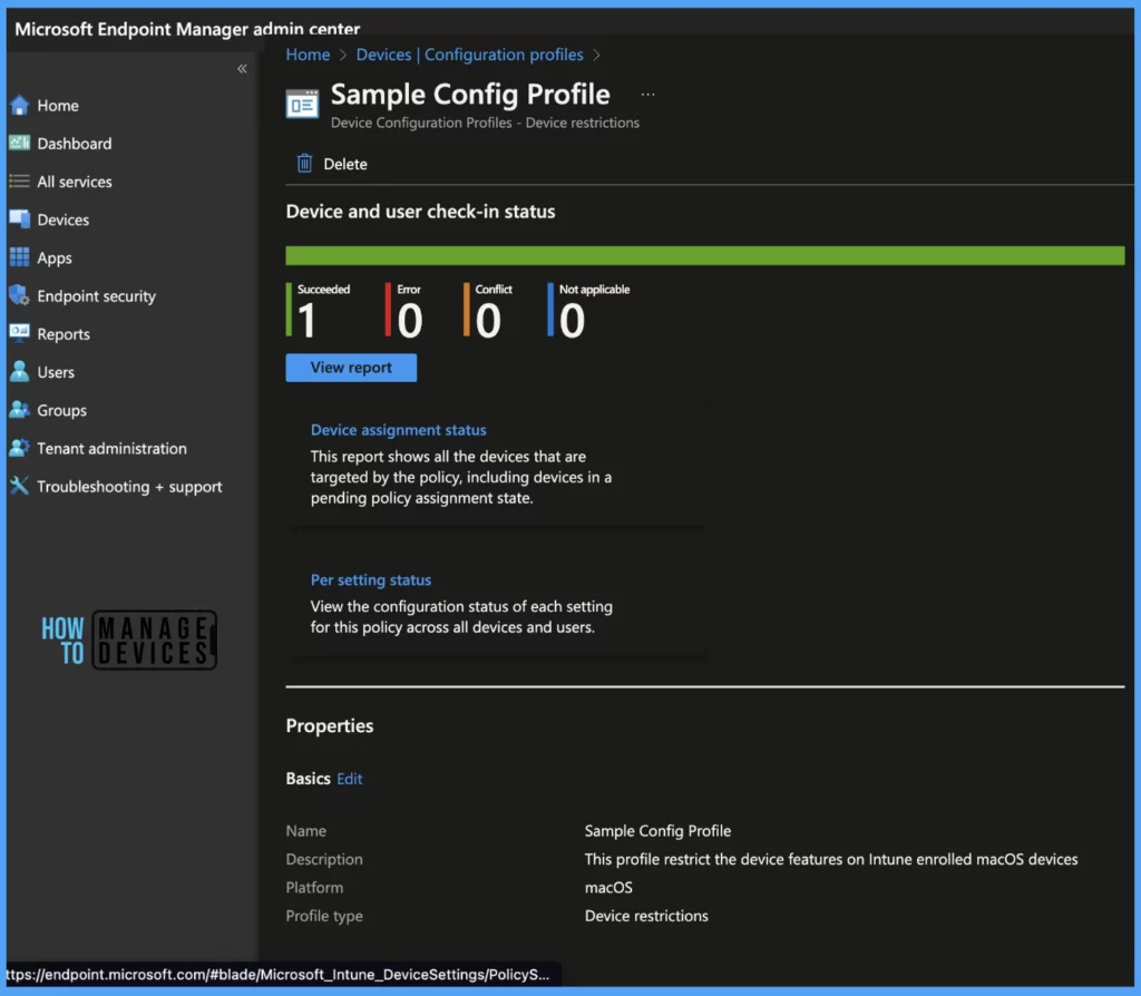 Configure Device Restriction Settings for macOS Device using Intune Fig. 7