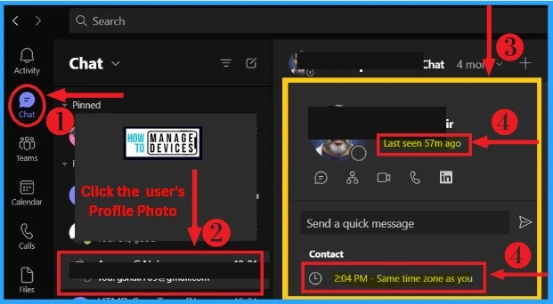 Check the User's Time Zone in Microsoft Teams - fig.2