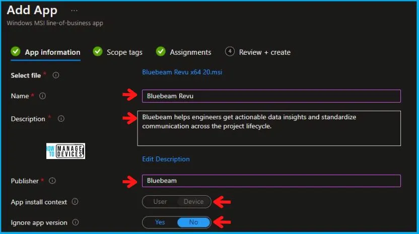 Deploy Bluebeam Using Intune Fig.4