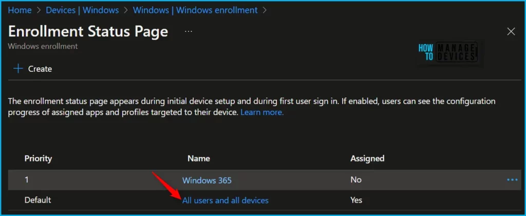 Required Apps Installation in Windows Autopilot Enrollment Status Page Fig.2