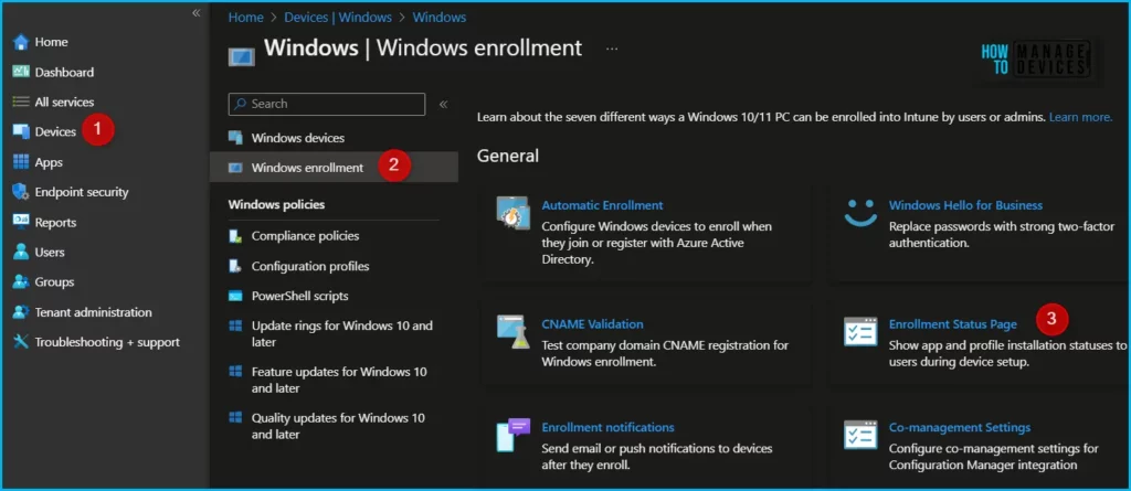 Required Apps Installation in Windows Autopilot Enrollment Status Page Fig.1