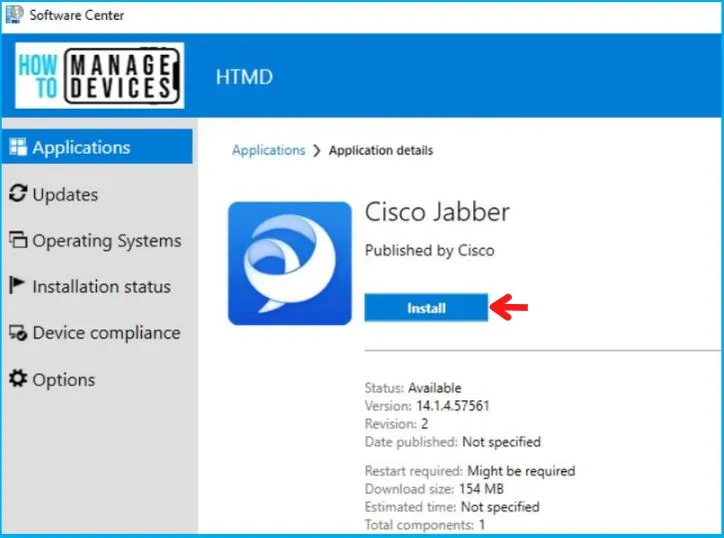 Cisco Jabber Deployment Using SCCM MSI Application Model Fig.18