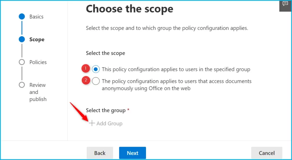 Configure Office App Policy in Intune Fig.4