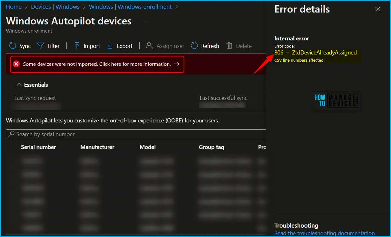 Fix Windows Autopilot Device Registration Errors 802 806 808 640 - Fig.4