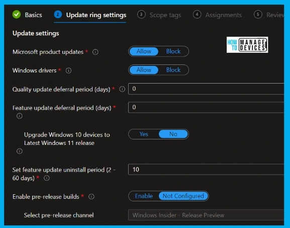 Windows 11 Monthly Patch Deployment using Intune Fig. 1