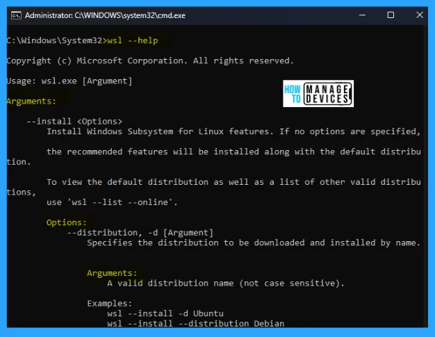 Run Linux commands from cmd.exe prompt in Windows 10