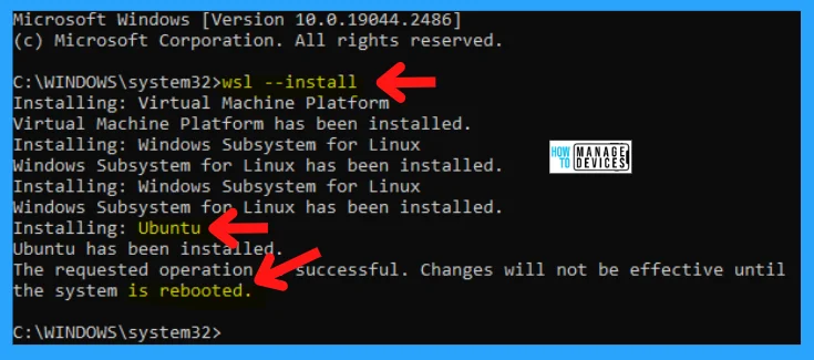 How to Install and Use Linux on Windows 11 with WSL -Fig.2