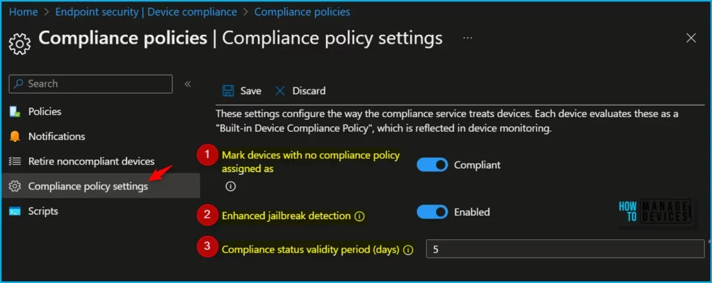 HTMD Newsletter from 20th to 24th February 2023 6 How to Manage Intune Compliance Policy Settings 20th to 24th February 2023 - Fig. 5