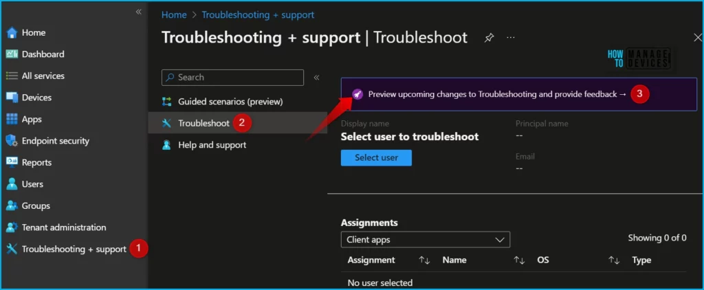 Explore New Intune Troubleshooting Experience for Intune Issues Fig.1