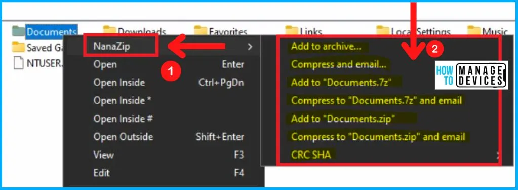 NanaZip File Manager for Windows | Download and Use - fig. 14